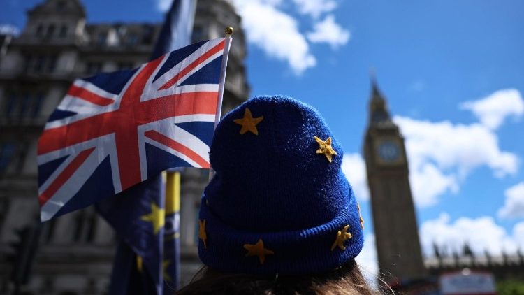 Manifestation pro-union européenne à Londres (RU), le 10 juin 2026.