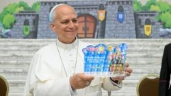 Lev XIV. na setkání s dětmi z Estate ragazzi