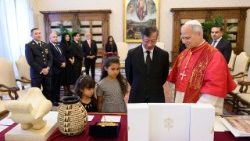 XIV. Leó pápa és a kolumbiai elnök