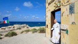 Pope Leo XIV makes pastoral visit to Lampedusa