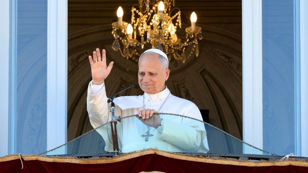 Le Pape salue la foule à son arrivée à Castel Gandolfo ce dimanche 5 juillet 2026.