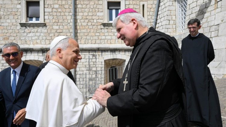 L’accueil au monast&egrave;re.