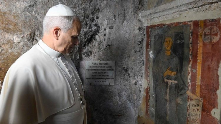 Papst Leo XIV. in Subiaco