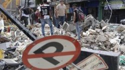 Aftermath of 7.4-magnitude earthquake in Colombia