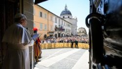 Leó pápa Castel Gandolfóban tartotta az Úrangyala imát 