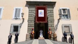 Pope Leo XIV delivers Sunday Angelus prayer from papal summer residence