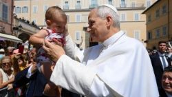 Pope Leo XIV delivers Sunday Angelus prayer from papal summer residence