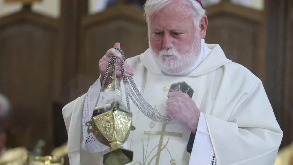 SCATTIDELGIORNO: Vatican Secretary for International Affairs Paul Richard Gallagher leads mass in Moscow