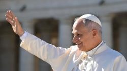 Papa Leone in piazza San Pietro per l'udienza generale