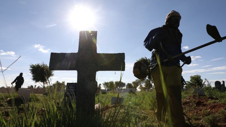 Friedhof in Johannesburg am 21. Dezember 2020  