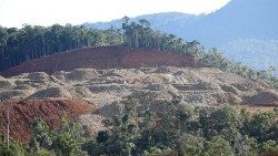 Bergbaugebiet auf den Philippinen