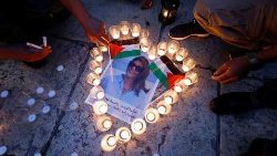 Gedenken an die getötete Al Jazeera-Journalistin Shireen Abu Akleh in Bethlehem
