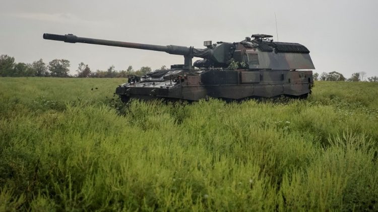 Deutsche Panzer im Einsatz in der Ukraine, Auguast 2022 (Agentur-Bild) 
