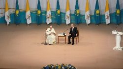 Pope Francis addresses civil authorities in Kazakhstan