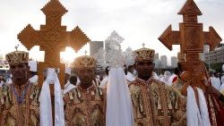 Duchowni Etiopskiego Kościoła Ortodoksyjnego
