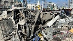 Die Autobomben im Stadtzentrum von Mogadischu haben große Zerstörung ausgelöst