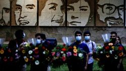 El Salvador, a recordação das vítimas da Uca no 33º aniversário, em novembro de 2022, do assassinato