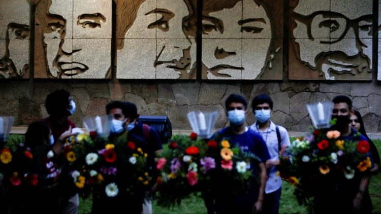 El Salvador, la conmemoración de las víctimas de la UCA en el 33 aniversario, en noviembre de 2022, del asesinato