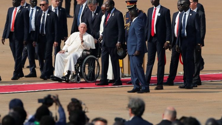 Papa sasa yuko Sudan Kusini hadi tarehe 5 Februari 2023