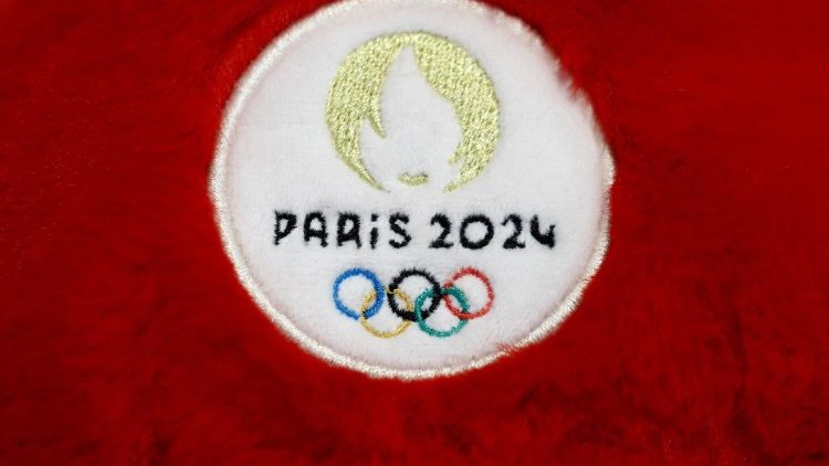 Das Logo der Olympischen Spiele 2024 in Paris