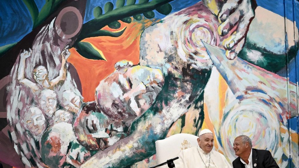 Сустрэча з моладдзю Scholas Occurrentes