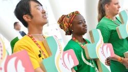 Jugendliche beim WJT in Lissabon