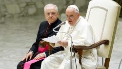 Pope Francis holds a weekly audience at the Vatican