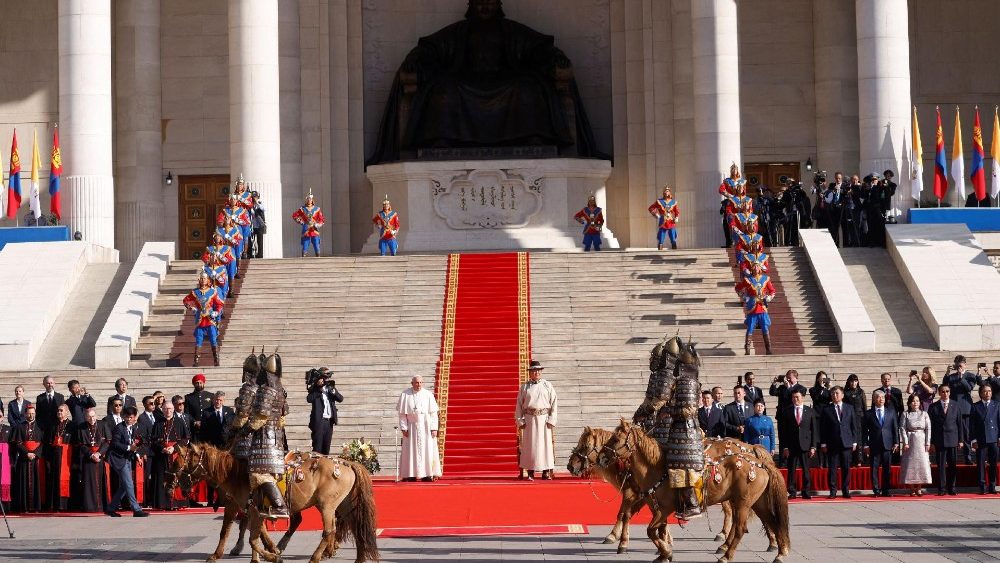 Pope Francis visits Mongolia