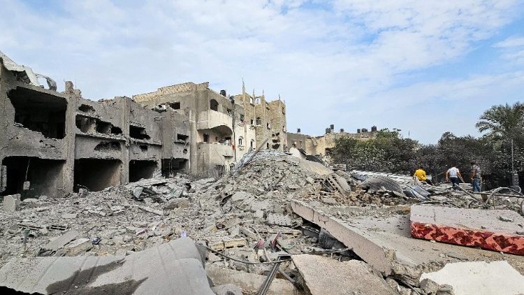 Conséquences des frappes israéliennes dans le nord de la bande de Gaza.