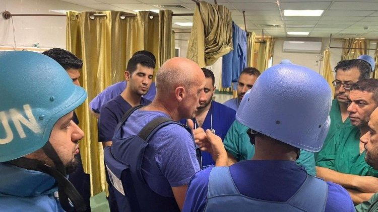 WHO-led humanitarian assessment team visits Al Shifa Hospital in Gaza