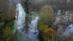 Inondations dans le Nord-Pas-de-Calais en France, le 22 novembre 2023.