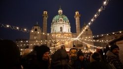 Ein Weihnachtsmarkt in Wien