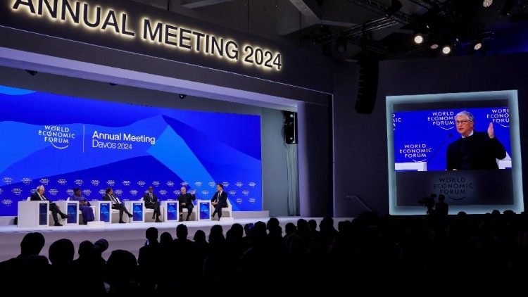 Snímka zo stretnutia v Davose