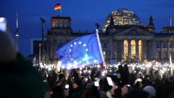 Pro-Demokratie-Proteste in Berlin