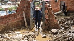 Landslides due to rain buried homes and led to several deaths in Achocalla, Bolivia