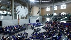 Eine Sitzung des Deutschen Bundestags in Berlin