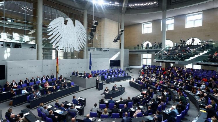 Eine Sitzung des Deutschen Bundestags in Berlin