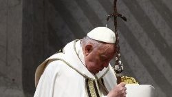 Падчас Імшы Хрызма ў базіліцы святога Пятра