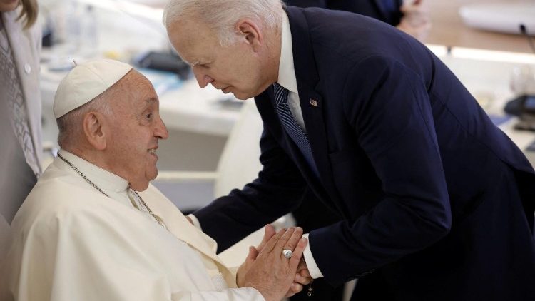 ഫ്രാൻസിസ് പാപ്പാ, ജോ ബൈഡനുമൊത്ത് (ഫയൽ ചിത്രം)