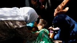 Funérailles du militant palestinien Ahmed Abu Arra à Aqaba, près de Tubas, en Cisjordanie occupée. 