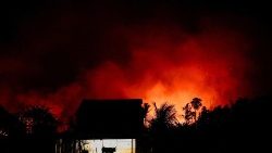 Em 4 de setembro, o registro do fogo no Amazonas
