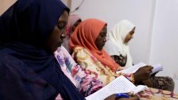 File photo of students in war-torn Sudan