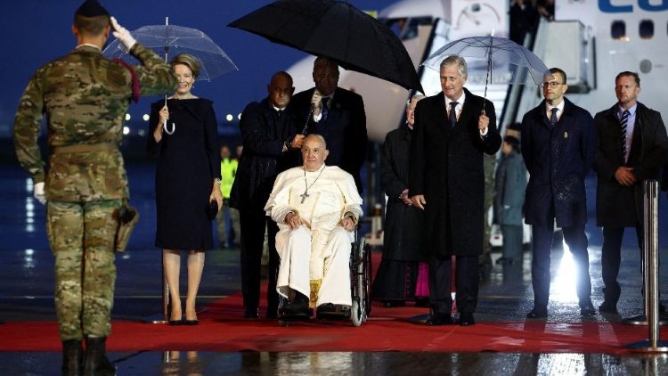 Papa Francisko tarehe 26 Septemba 2024 amewasili nchini Ubelgiji