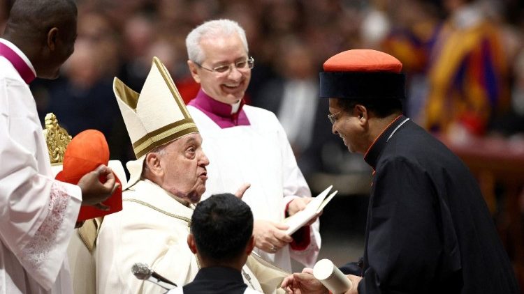 കൺസിസ്റ്ററി വേളയിൽ കർദിനാൾ ജോർജ് കൂവക്കാട് 