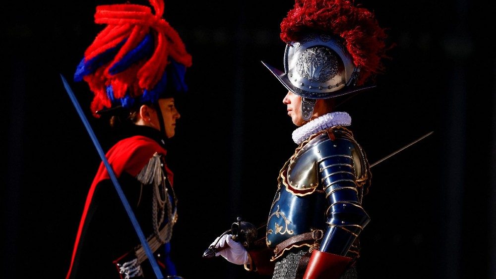 Падчас традыцыйнага каляднага благаслаўлення Urbi et Orbi. 25 снежня 2024 года