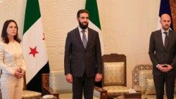 Ֆրանսայի եւ Գերմանիոյ արտաքին գործոց նախարարները այցելեցին Դամասկոս