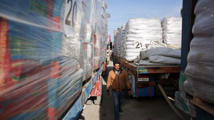 Aiuti umanitari a Gaza