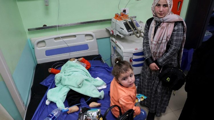 Palestinians receive treatment at Al Arish hospital