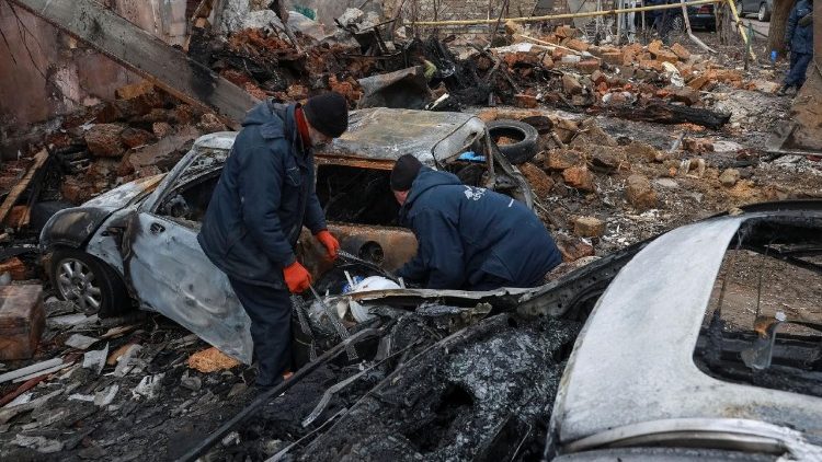 Aftermath of a Russian missile attack in Odesa