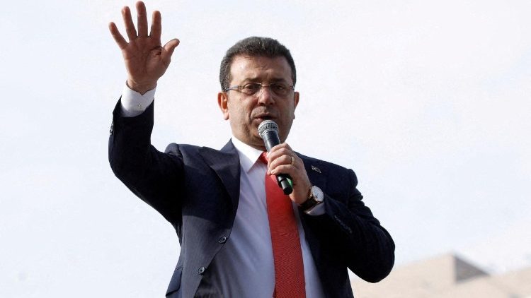 FILE PHOTO: Istanbul Mayor Imamoglu gives testimony to judicial authorities in Istanbul